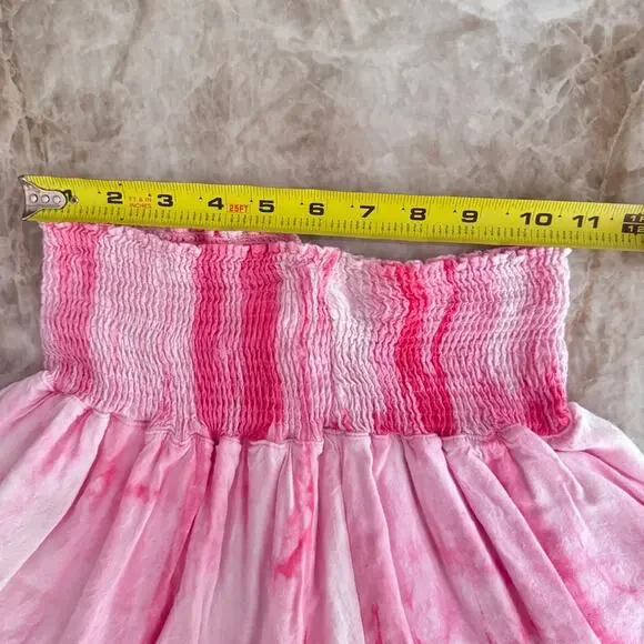 Little Peixoto Tie-Dye Smocked Ruffle Tiered Skirt Set with Lace Trim size 14 - Picture 7 of 10